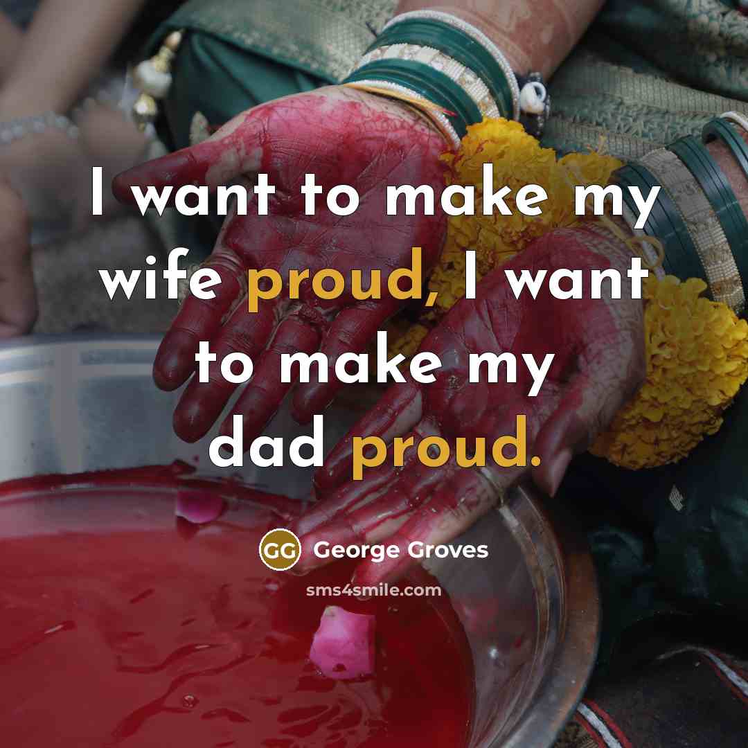 “I want to make my wife proud, I want to…” quote by George Groves