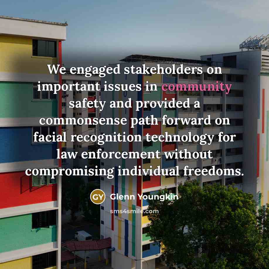 “We engaged stakeholders on important issues in community safety and…” quote by Glenn Youngkin