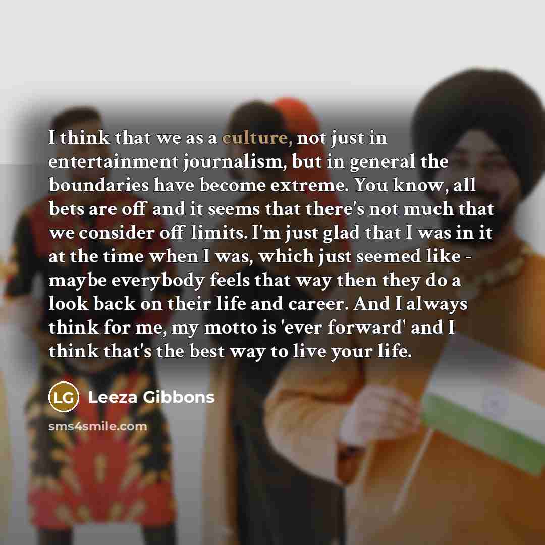 “I think that we as a culture, not just in…” quote by Leeza Gibbons
