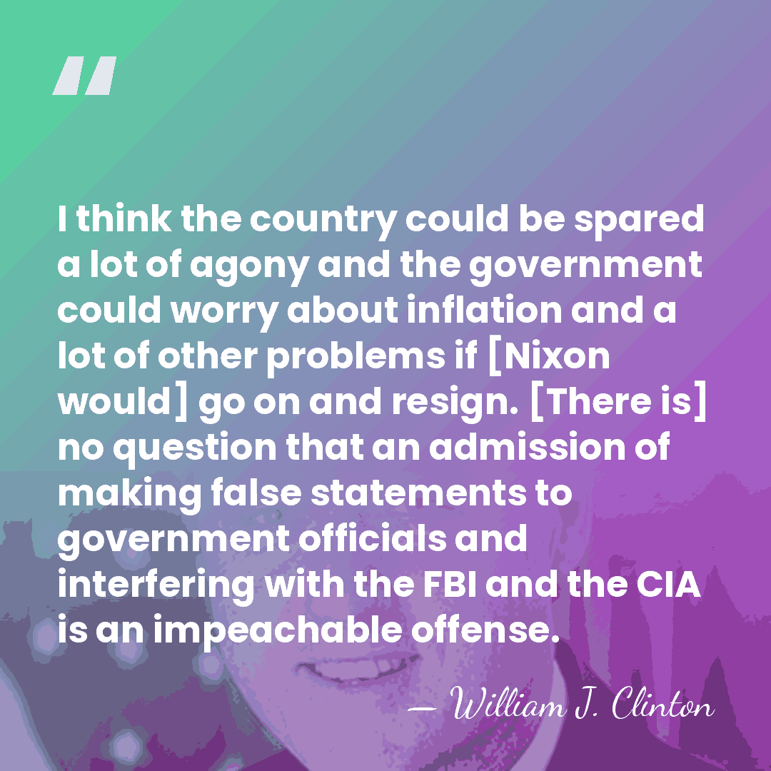 I think the country could be spared a lot of agony and&hellip; - William J. Clinton