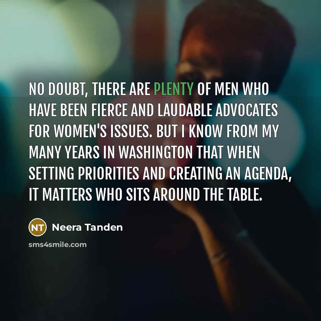 “No doubt, there are plenty of men who have been…” quote by Neera Tanden