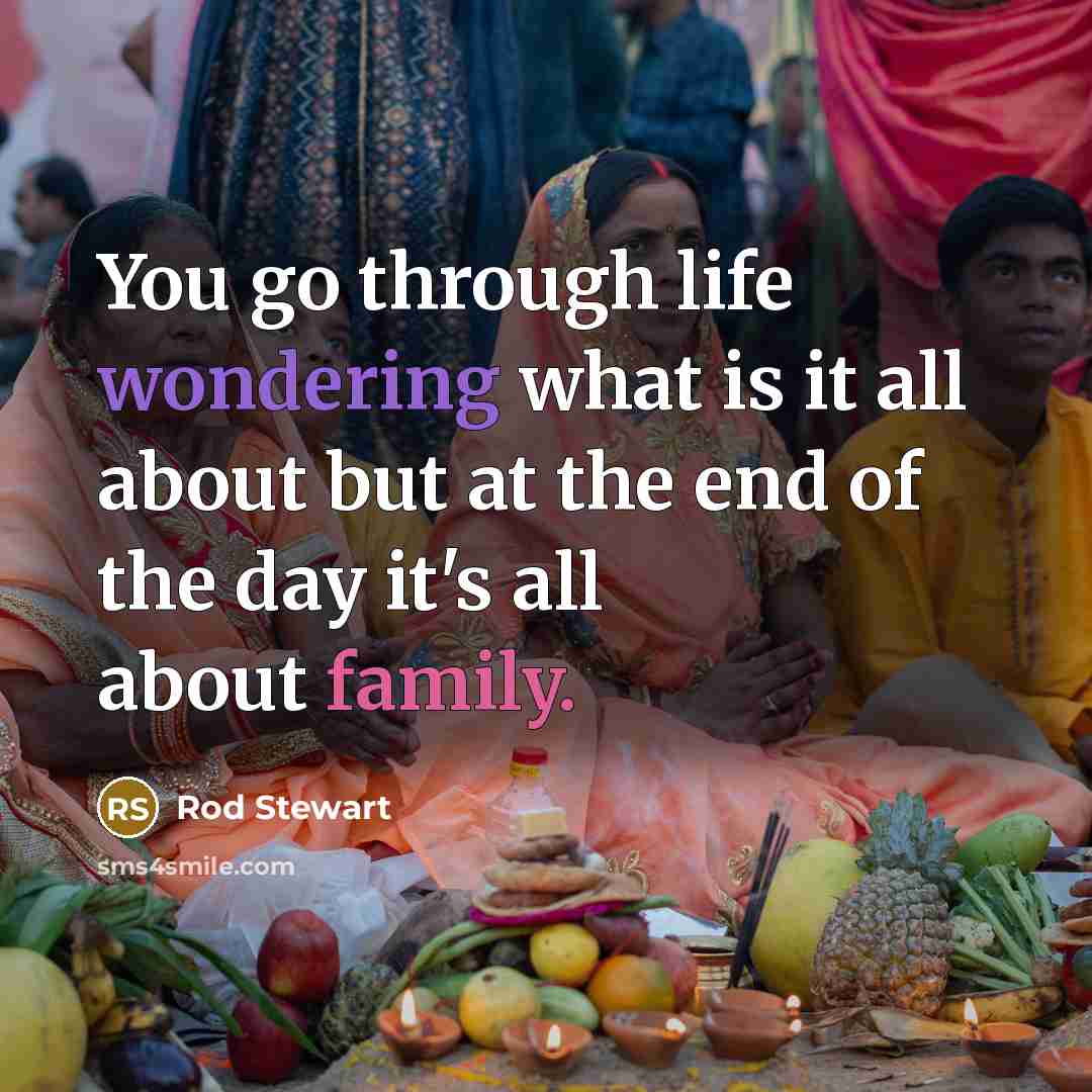 “You go through life wondering what is it all about…” quote by Rod Stewart