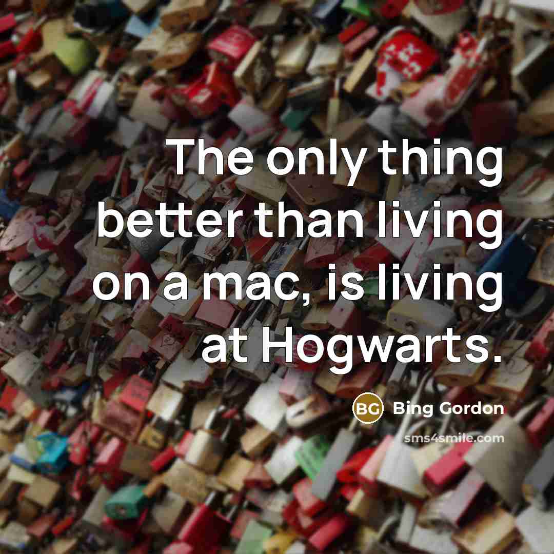 “The only thing better than living on a mac, is…” quote by Bing Gordon