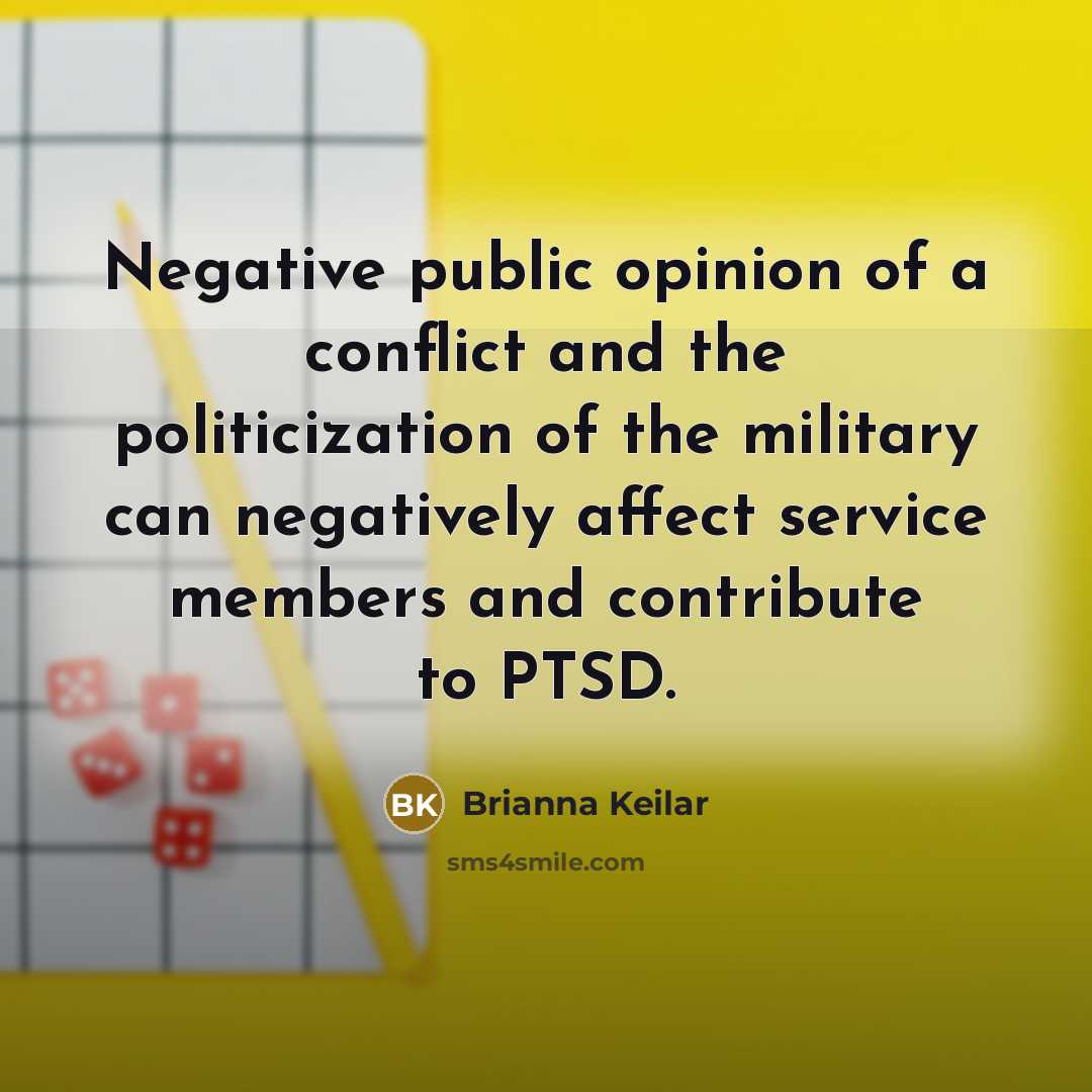“Negative public opinion of a conflict and the politicization of…” quote by Brianna Keilar