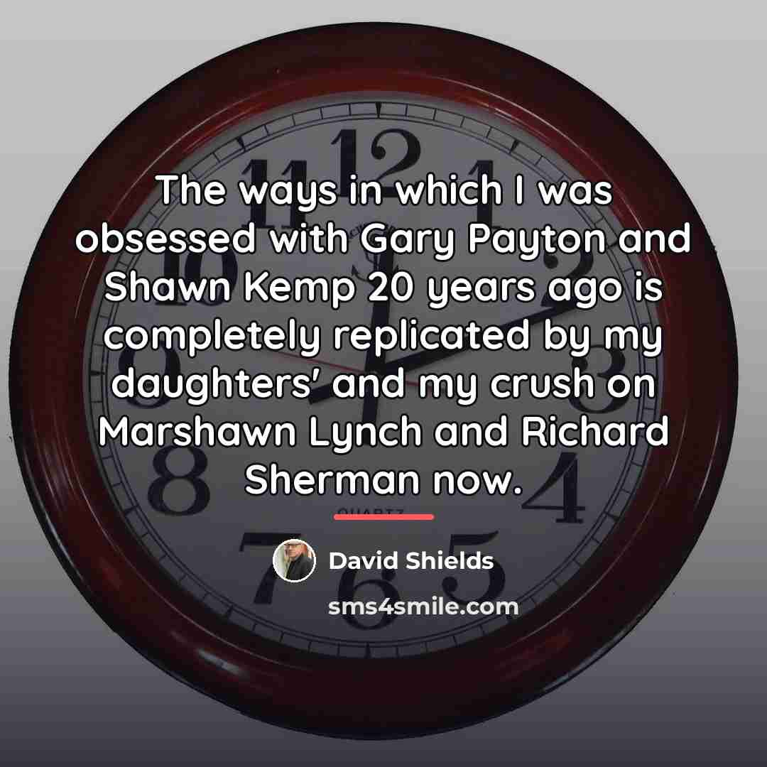 “The ways in which I was obsessed with Gary Payton…” quote by David Shields