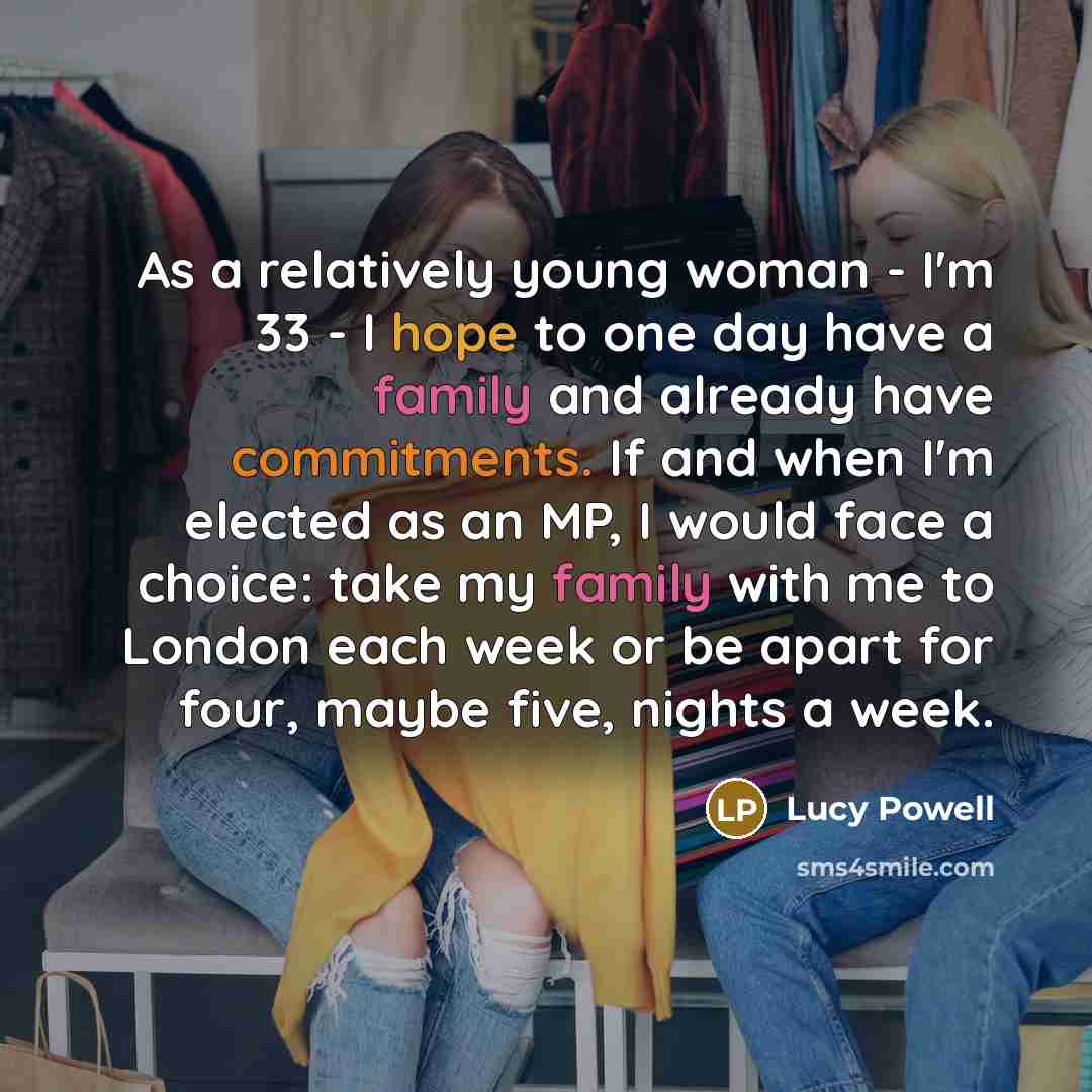 “As a relatively young woman - I'm 33 - I…” quote by Lucy Powell