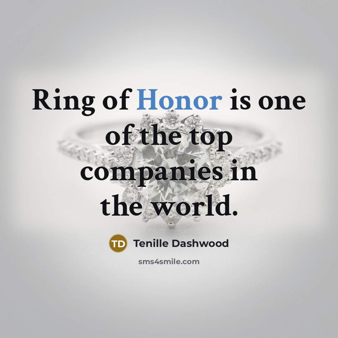 “Ring of Honor is one of the top companies in…” quote by Tenille Dashwood