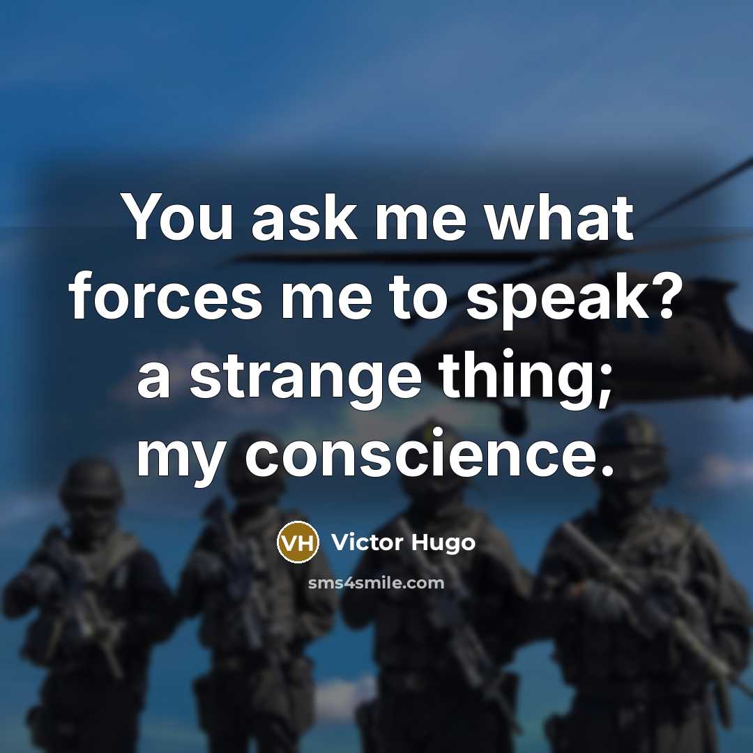 “You ask me what forces me to speak? a strange…” quote by Victor Hugo