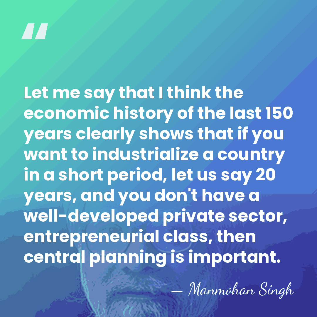 Let me say that I think the economic history of the last&hellip; - Manmohan Singh