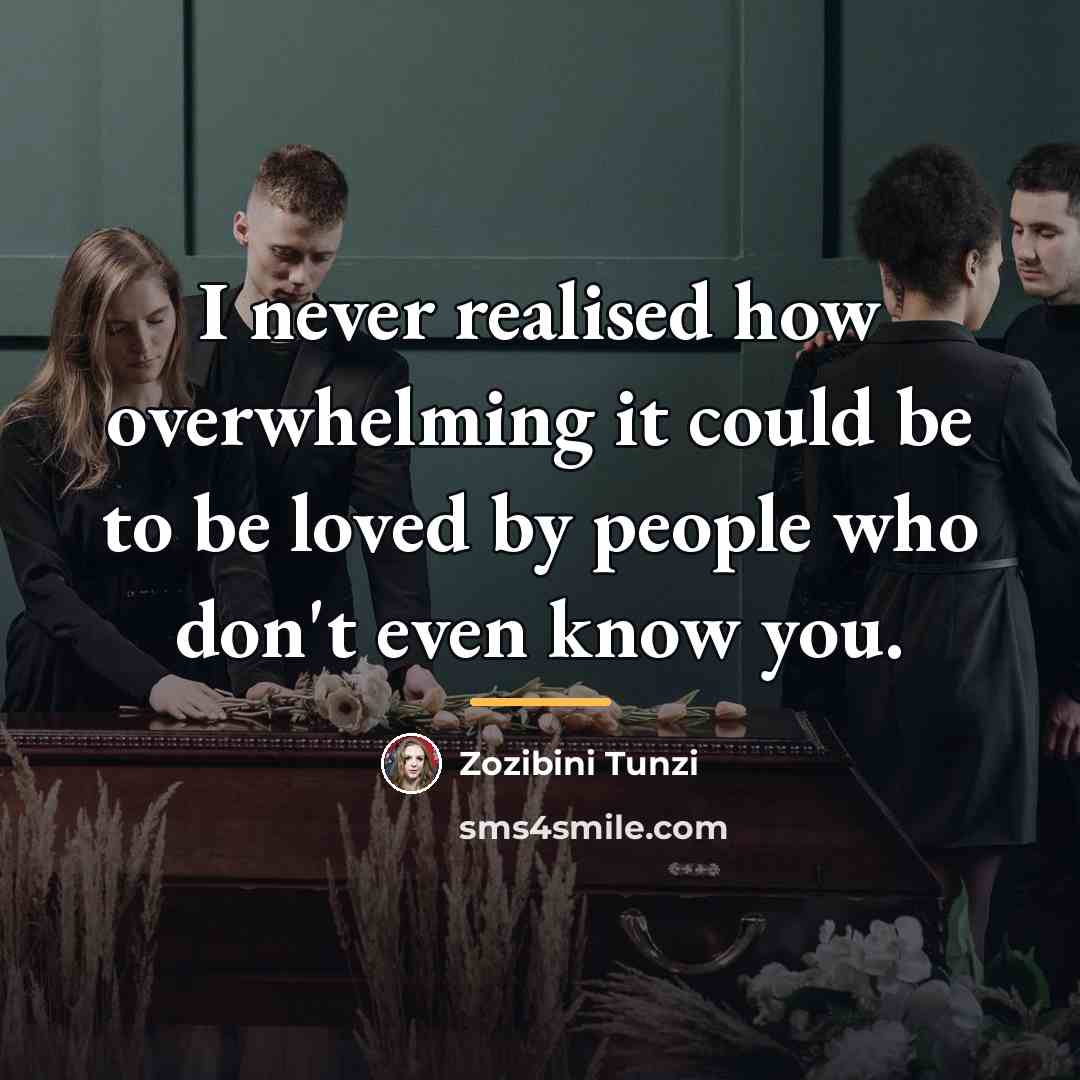 “I never realised how overwhelming it could be to be…” quote by Zozibini Tunzi