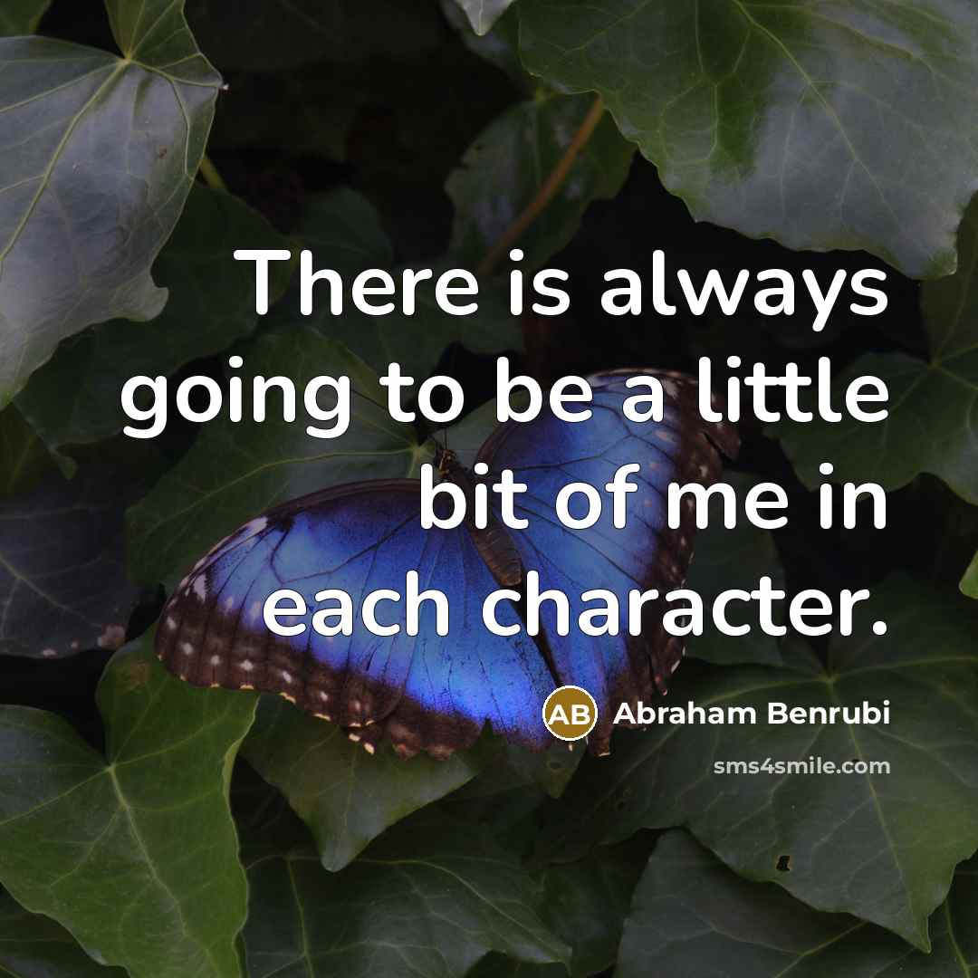 “There is always going to be a little bit of…” quote by Abraham Benrubi