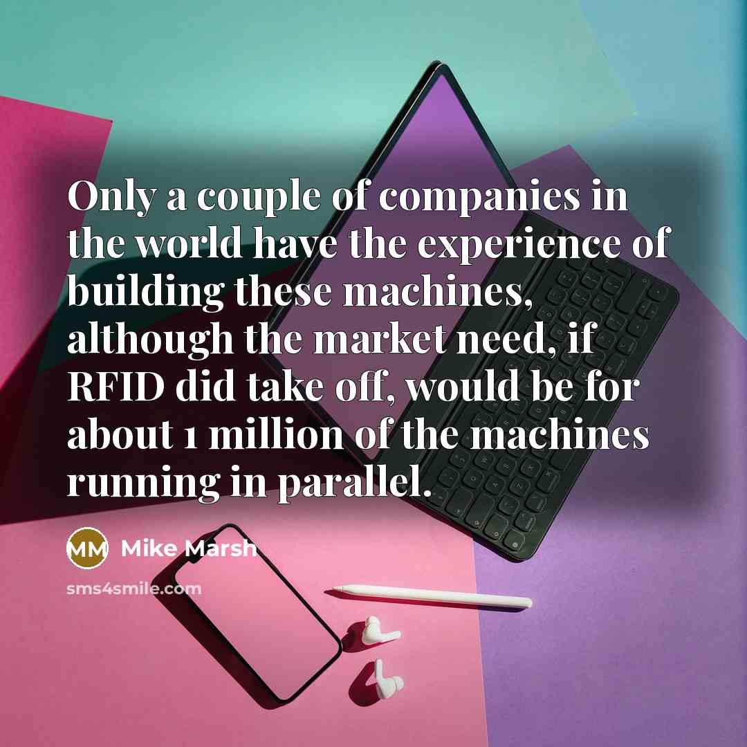 “Only a couple of companies in the world have the…” quote by Mike Marsh