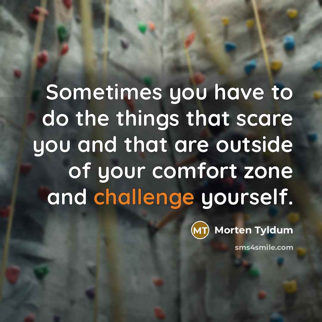 “Sometimes you have to do the things that scare you…” quote by Morten Tyldum