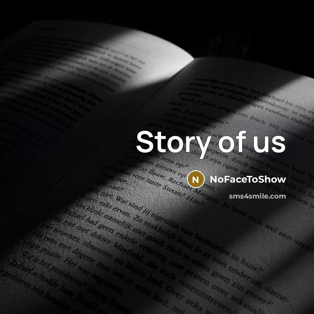 “Story of us” quote by NoFaceToShow