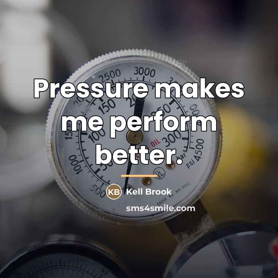 “Pressure makes me perform better.…” quote by Kell Brook