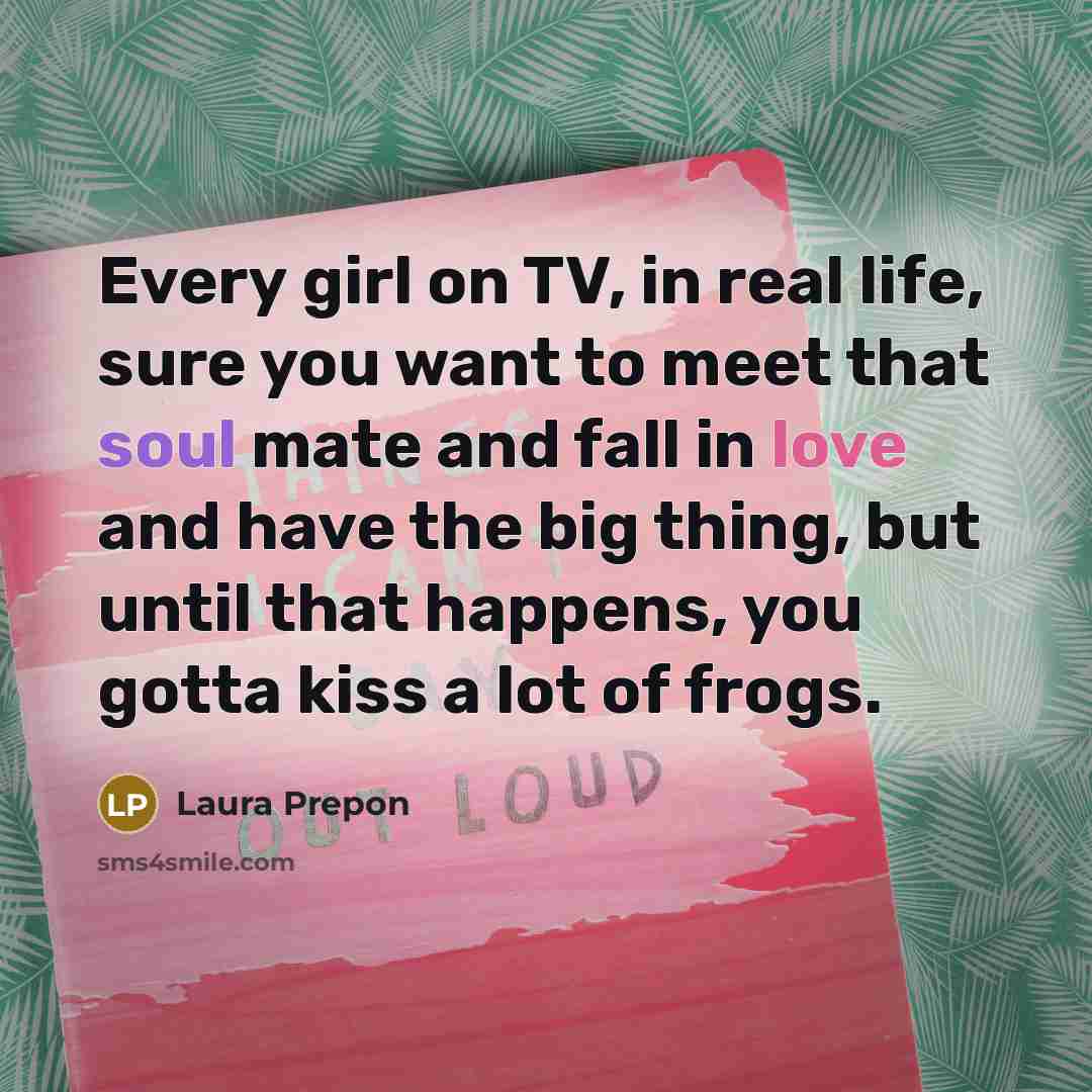 “Every girl on TV, in real life, sure you want…” quote by Laura Prepon