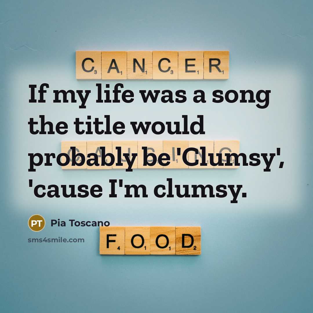 “If my life was a song the title would probably…” quote by Pia Toscano