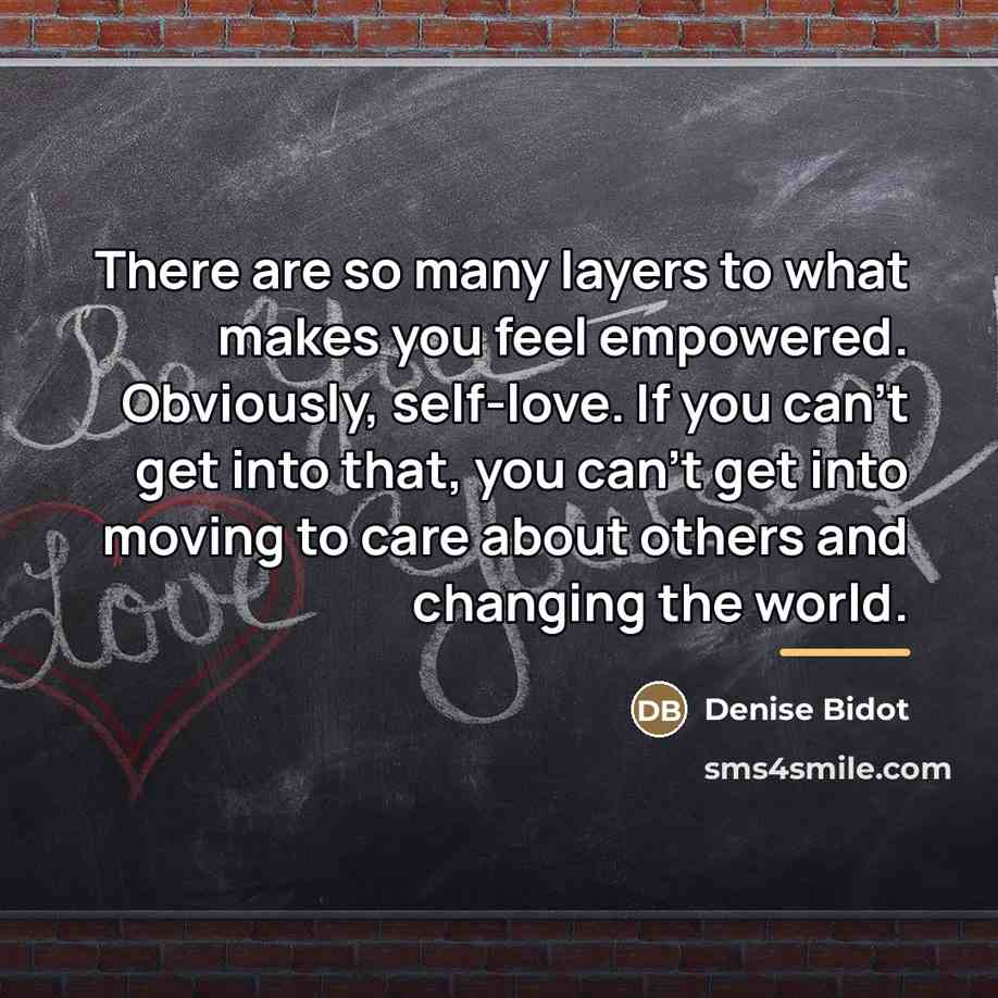 “There are so many layers to what makes you feel…” quote by Denise Bidot