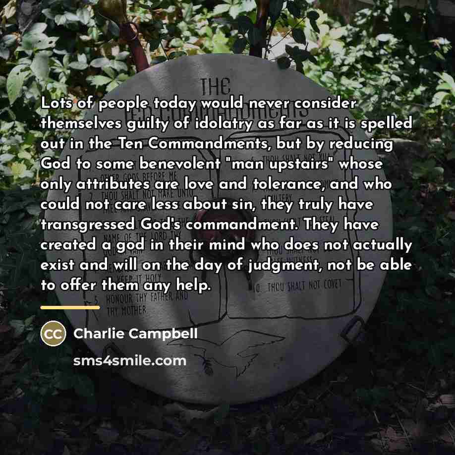 “Lots of people today would never consider themselves guilty of…” quote by Charlie Campbell