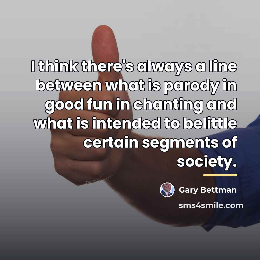 “I think there's always a line between what is parody…” quote by Gary Bettman