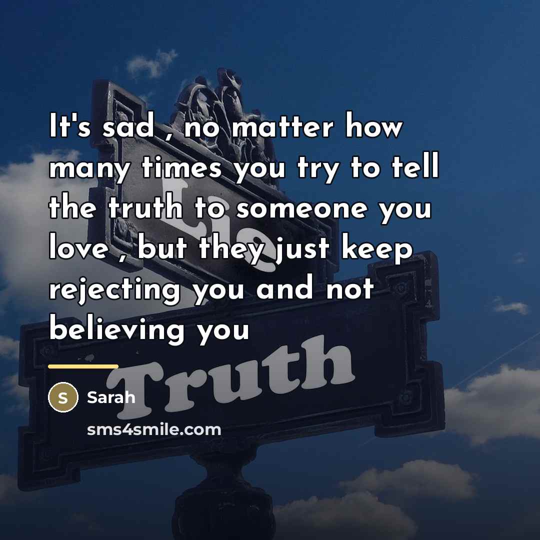 “It's sad , no matter how many times you try…” quote by Sarah