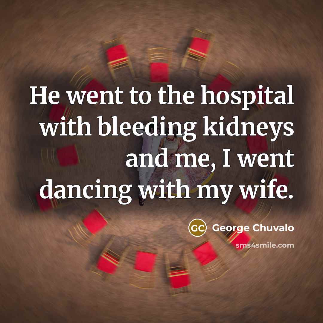 “He went to the hospital with bleeding kidneys and me,…” quote by George Chuvalo