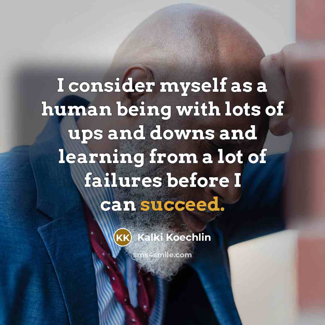 “I consider myself as a human being with lots of…” quote by Kalki Koechlin