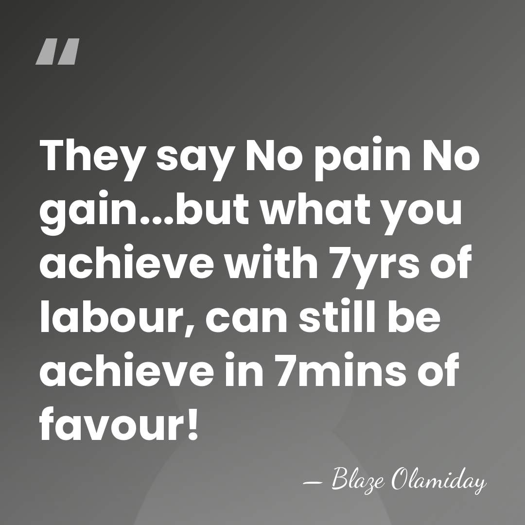 They say No pain No gain...but what you achieve with 7yrs of&hellip; - Blaze Olamiday