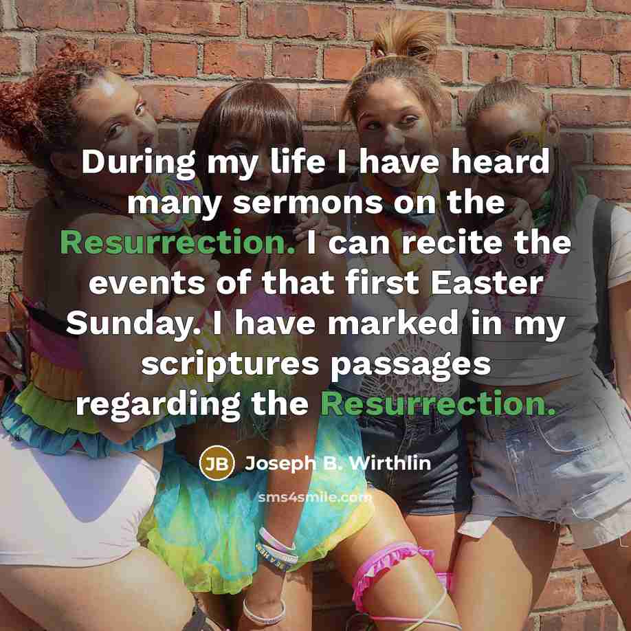 “During my life I have heard many sermons on the…” quote by Joseph B. Wirthlin