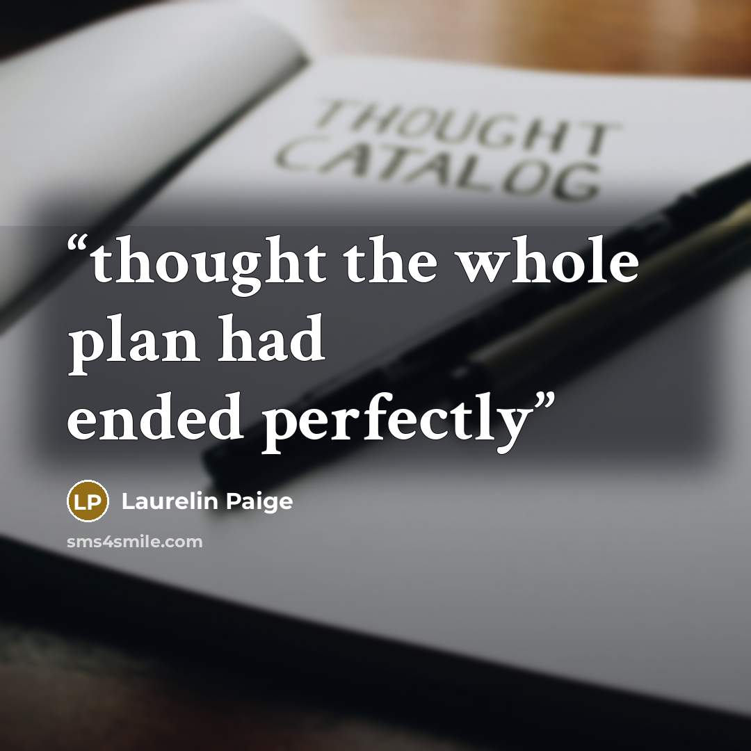 “thought the whole plan had ended perfectly” quote by Laurelin Paige