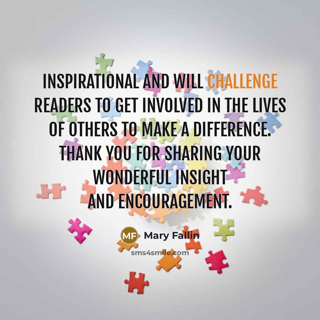 “Inspirational and will challenge readers to get involved in the…” quote by Mary Fallin