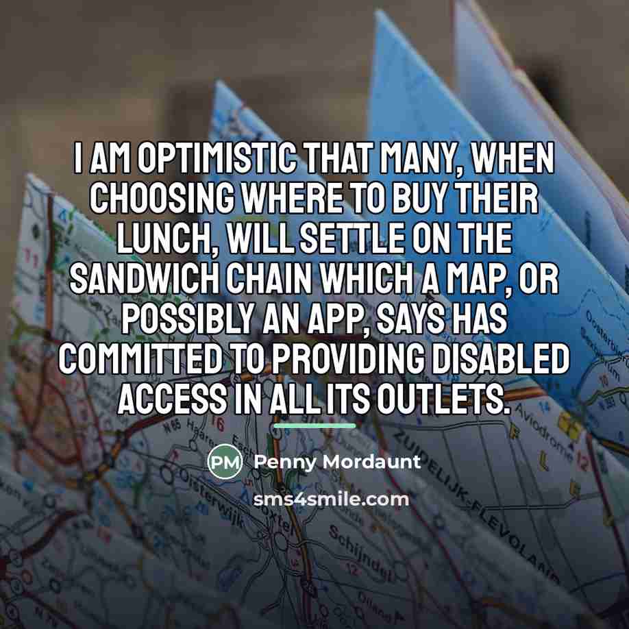 “I am optimistic that many, when choosing where to buy…” quote by Penny Mordaunt