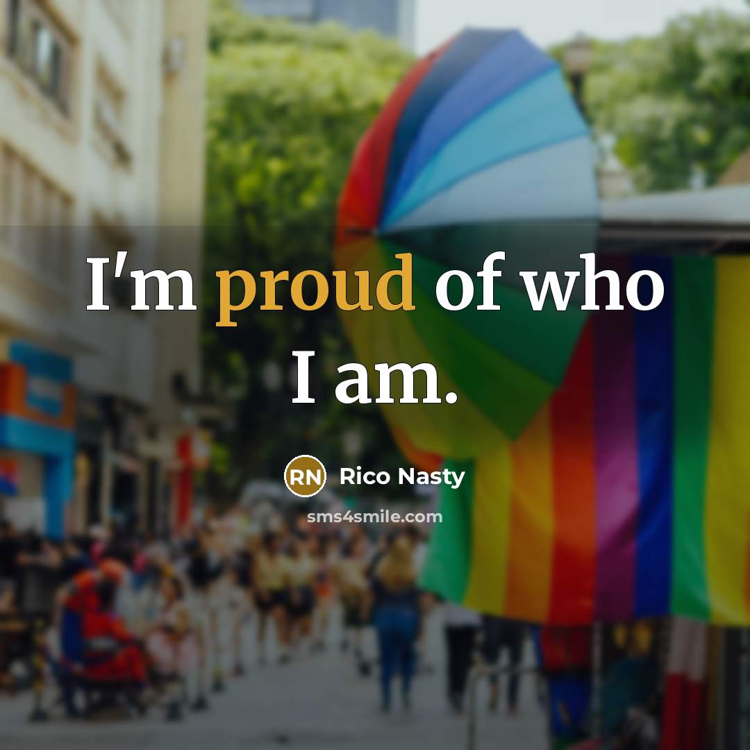 “I'm proud of who I am.…” quote by Rico Nasty
