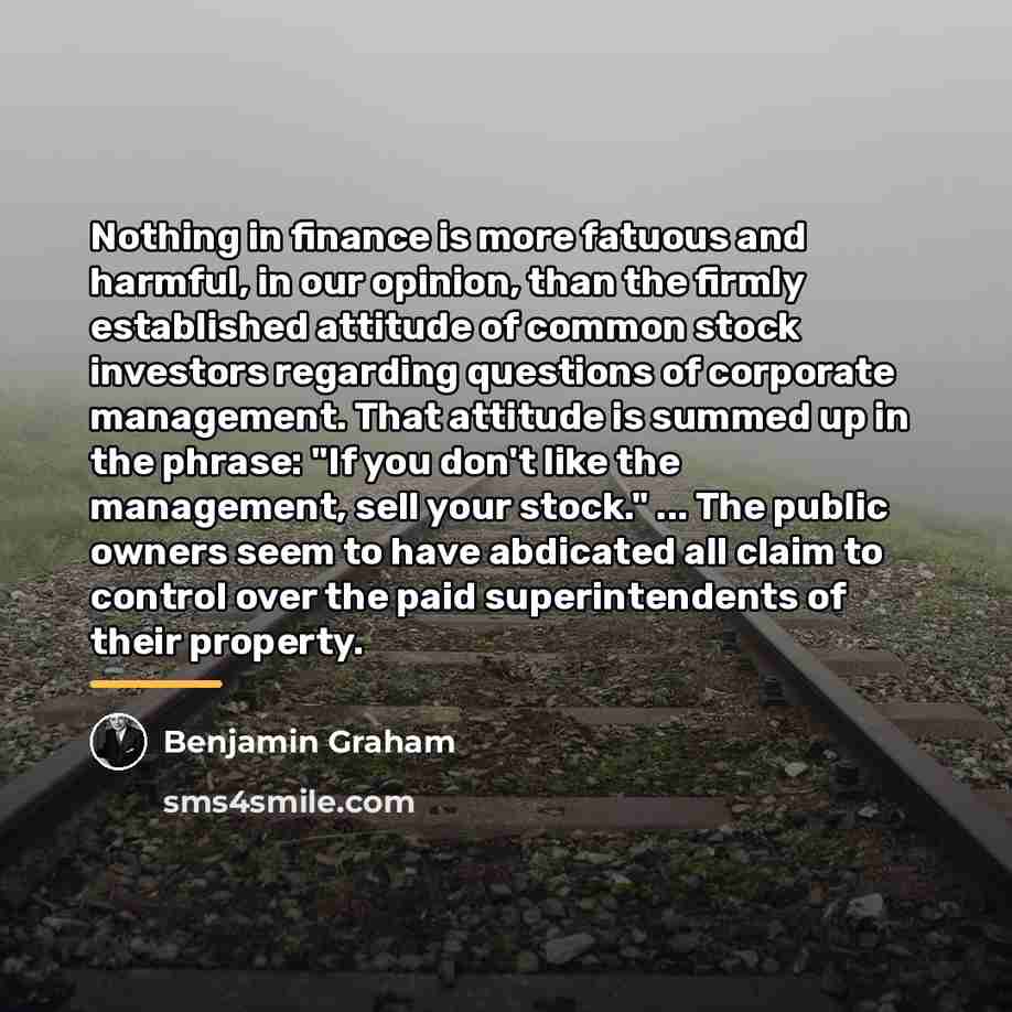 “Nothing in finance is more fatuous and harmful, in our…” quote by Benjamin Graham