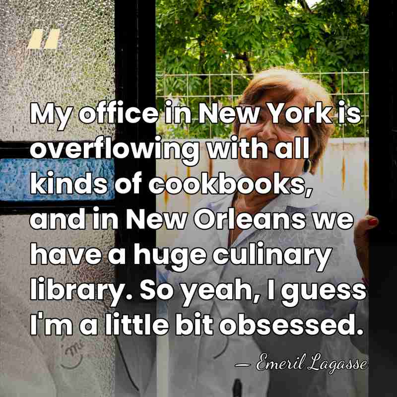 My office in New York is overflowing with all kinds of cookbooks,&hellip; - Emeril Lagasse