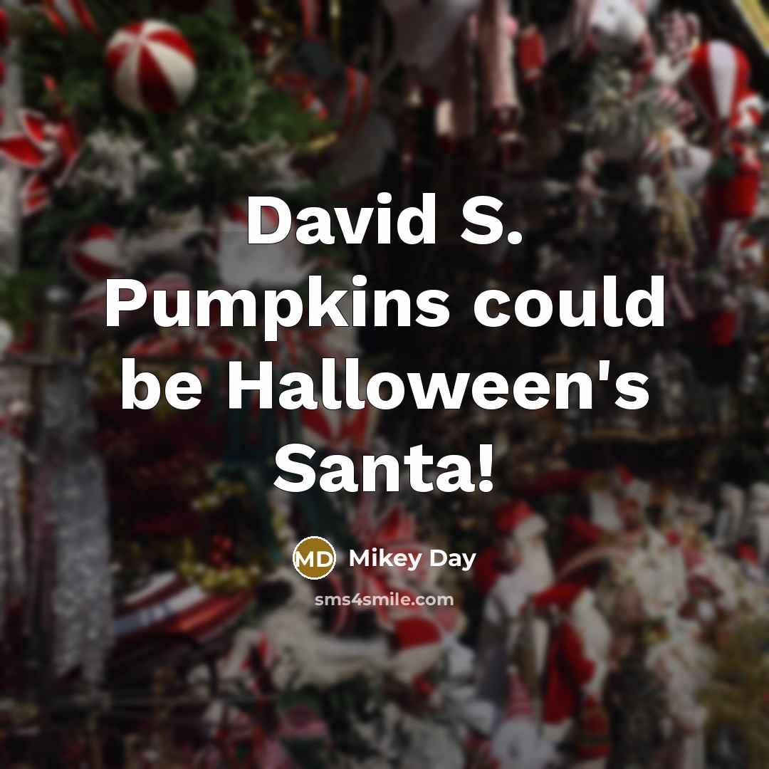 “David S. Pumpkins could be Halloween's Santa!…” quote by Mikey Day