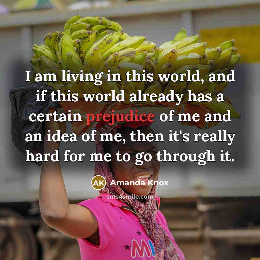 “I am living in this world, and if this world…” quote by Amanda Knox