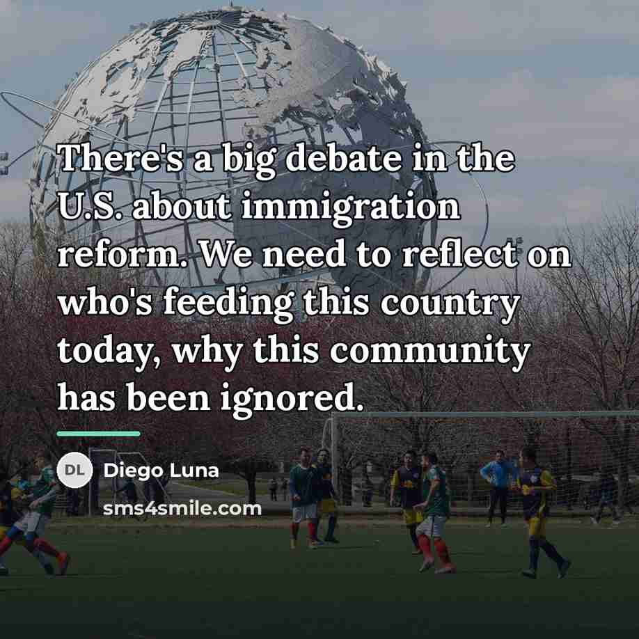 “There's a big debate in the U.S. about immigration reform.…” quote by Diego Luna