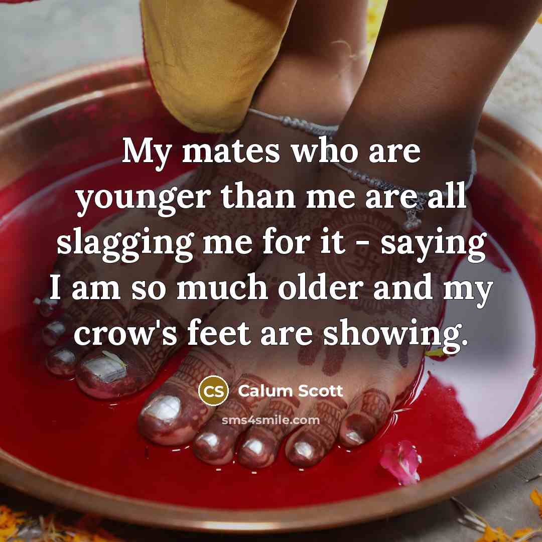 “My mates who are younger than me are all slagging…” quote by Calum Scott