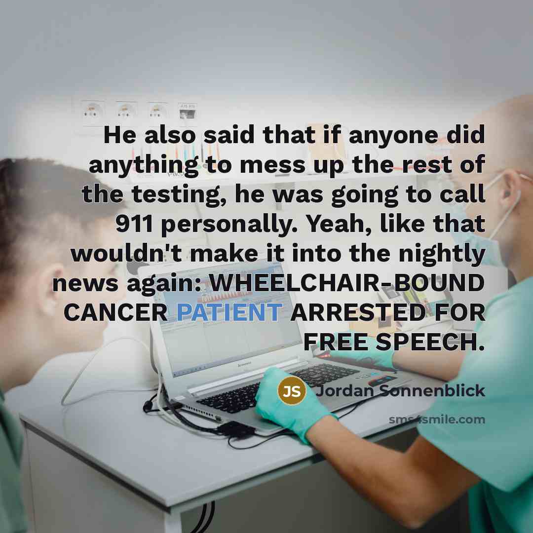 “He also said that if anyone did anything to mess…” quote by Jordan Sonnenblick