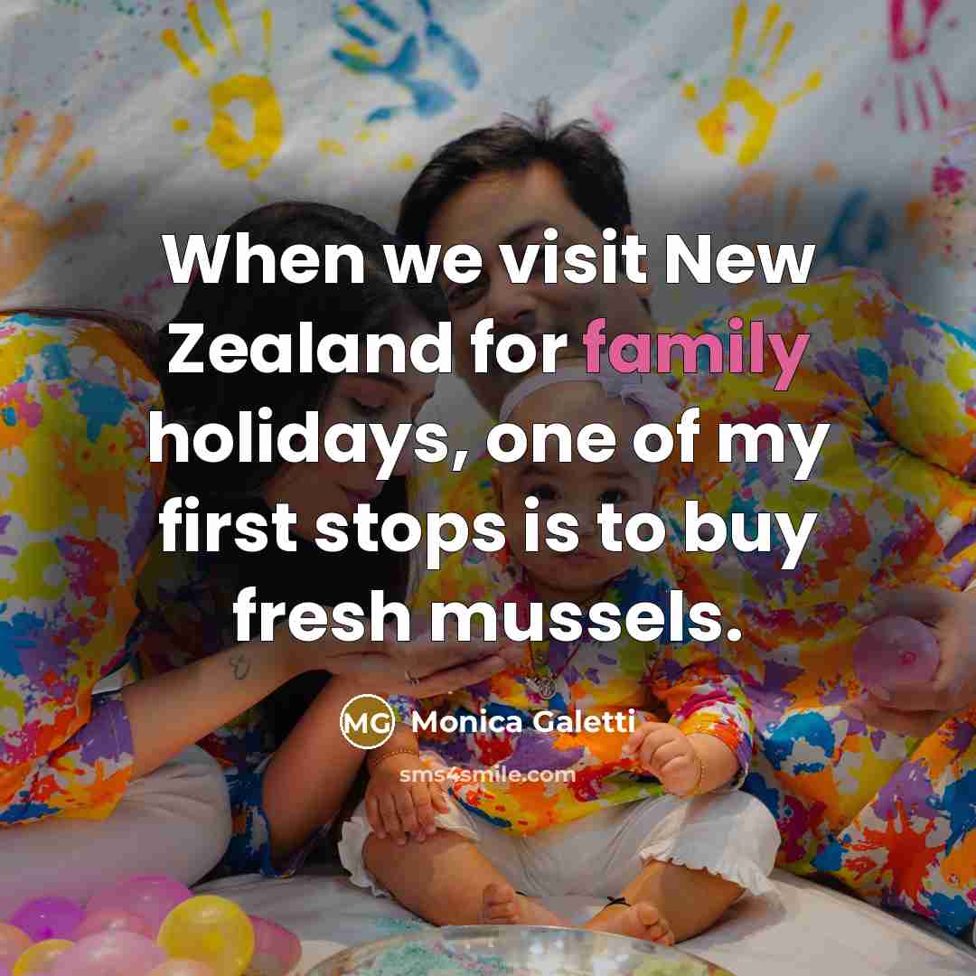 “When we visit New Zealand for family holidays, one of…” quote by Monica Galetti