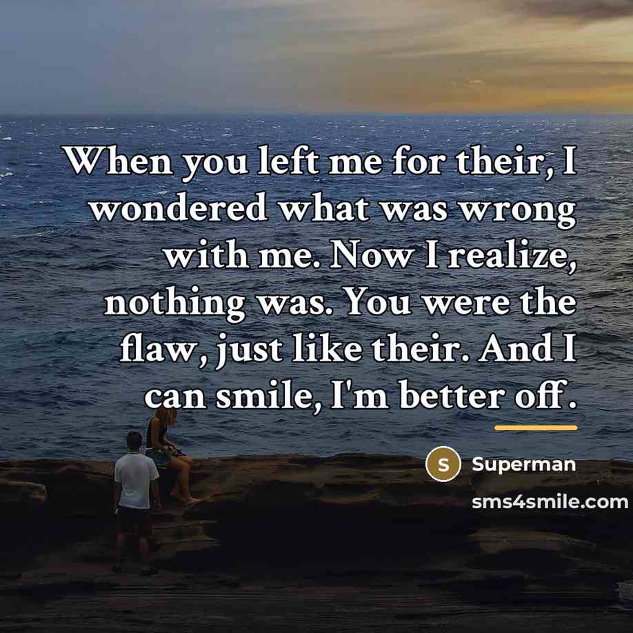 “When you left me for their, I wondered what was…” quote by Superman