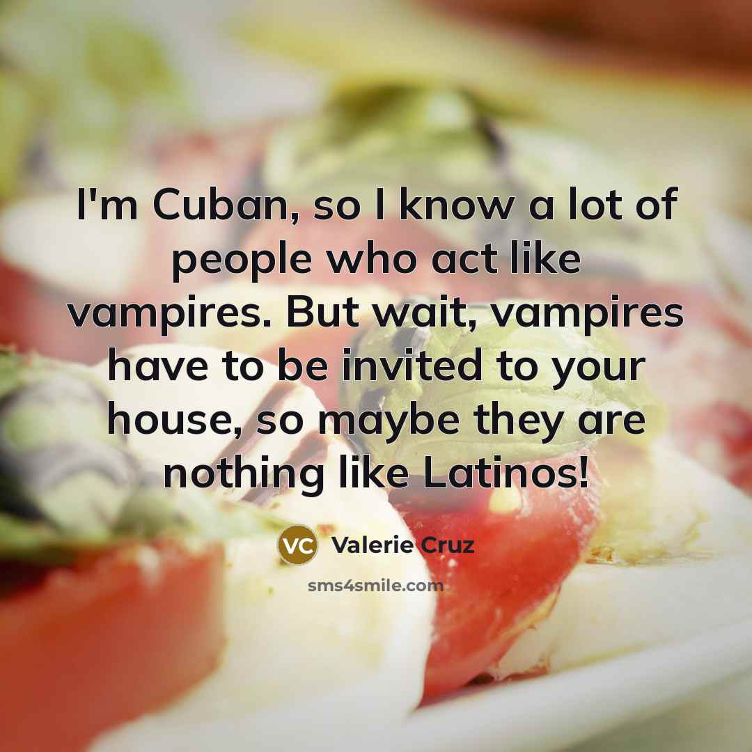 “I'm Cuban, so I know a lot of people who…” quote by Valerie Cruz