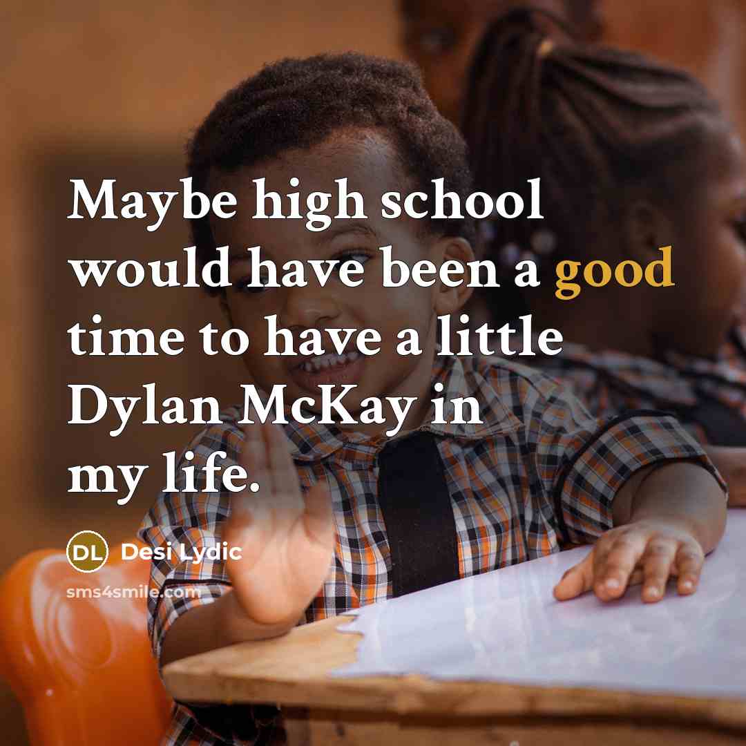 “Maybe high school would have been a good time to…” quote by Desi Lydic