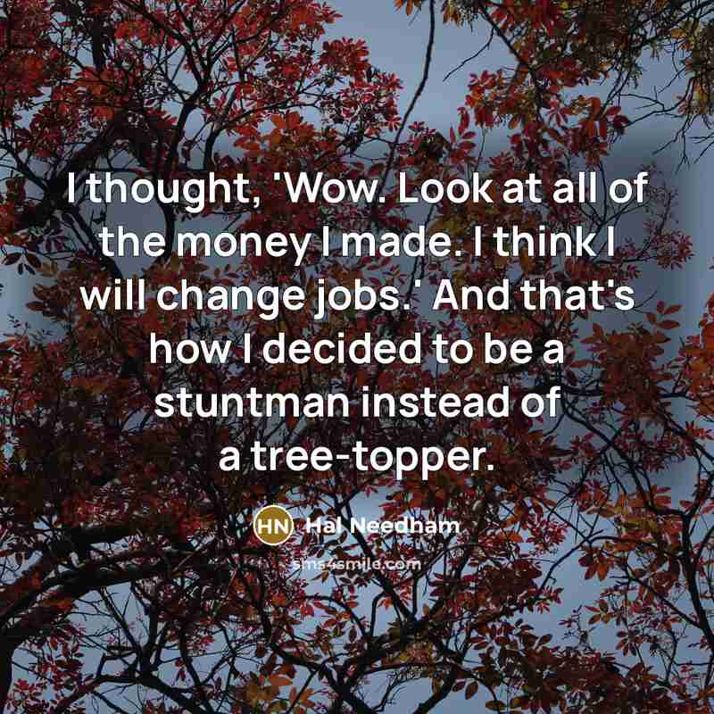“I thought, 'Wow. Look at all of the money I…” quote by Hal Needham