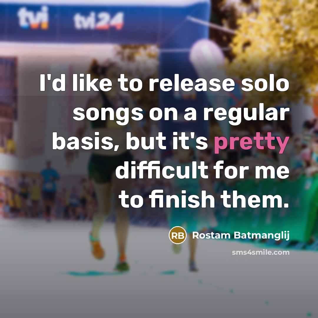 “I'd like to release solo songs on a regular basis,…” quote by Rostam Batmanglij