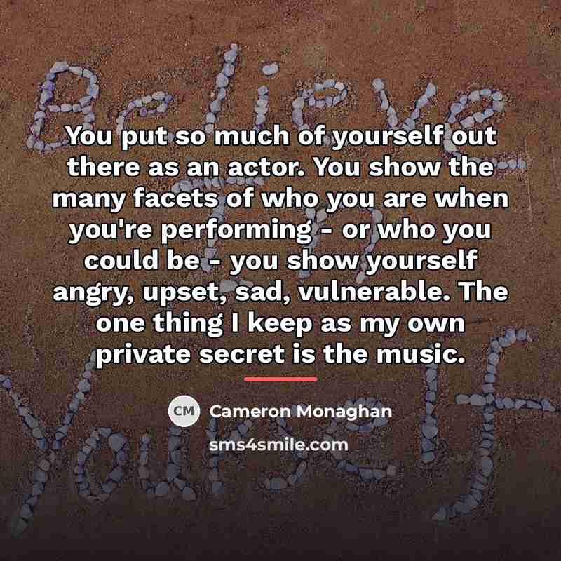 “You put so much of yourself out there as an…” quote by Cameron Monaghan