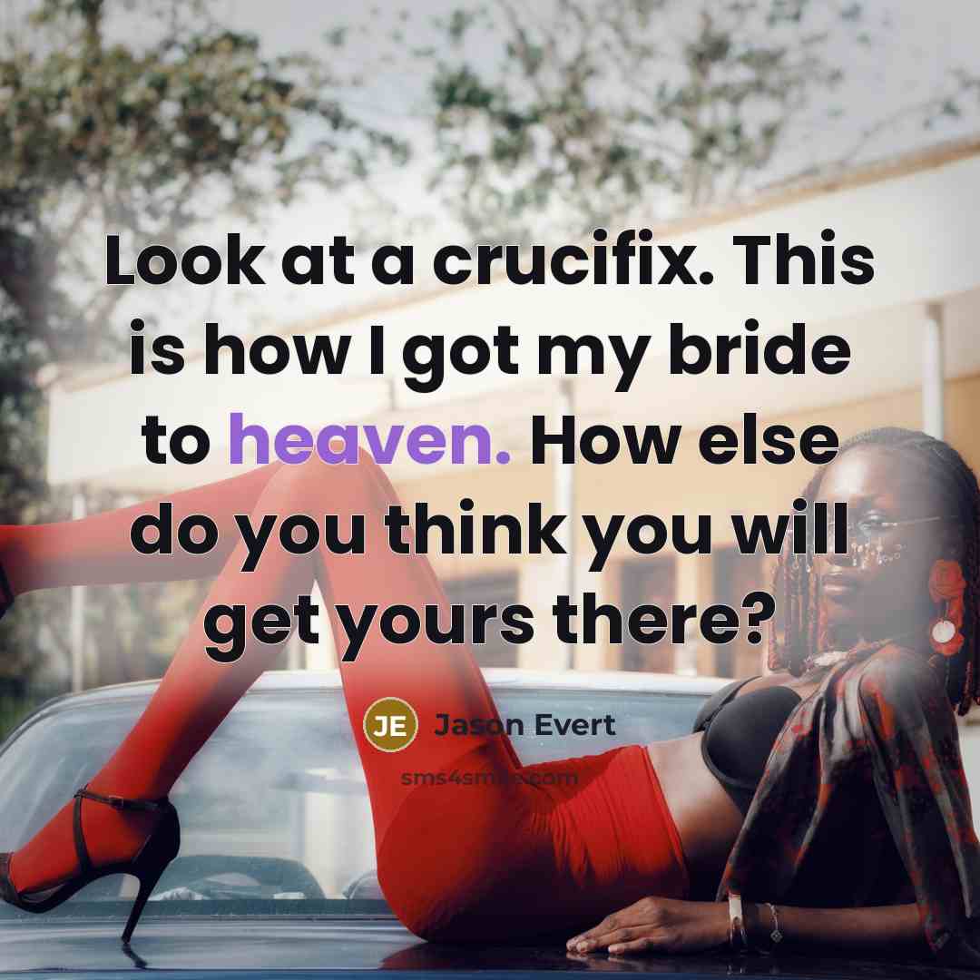 “Look at a crucifix. This is how I got my…” quote by Jason Evert