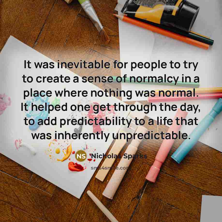 “It was inevitable for people to try to create a…” quote by Nicholas Sparks