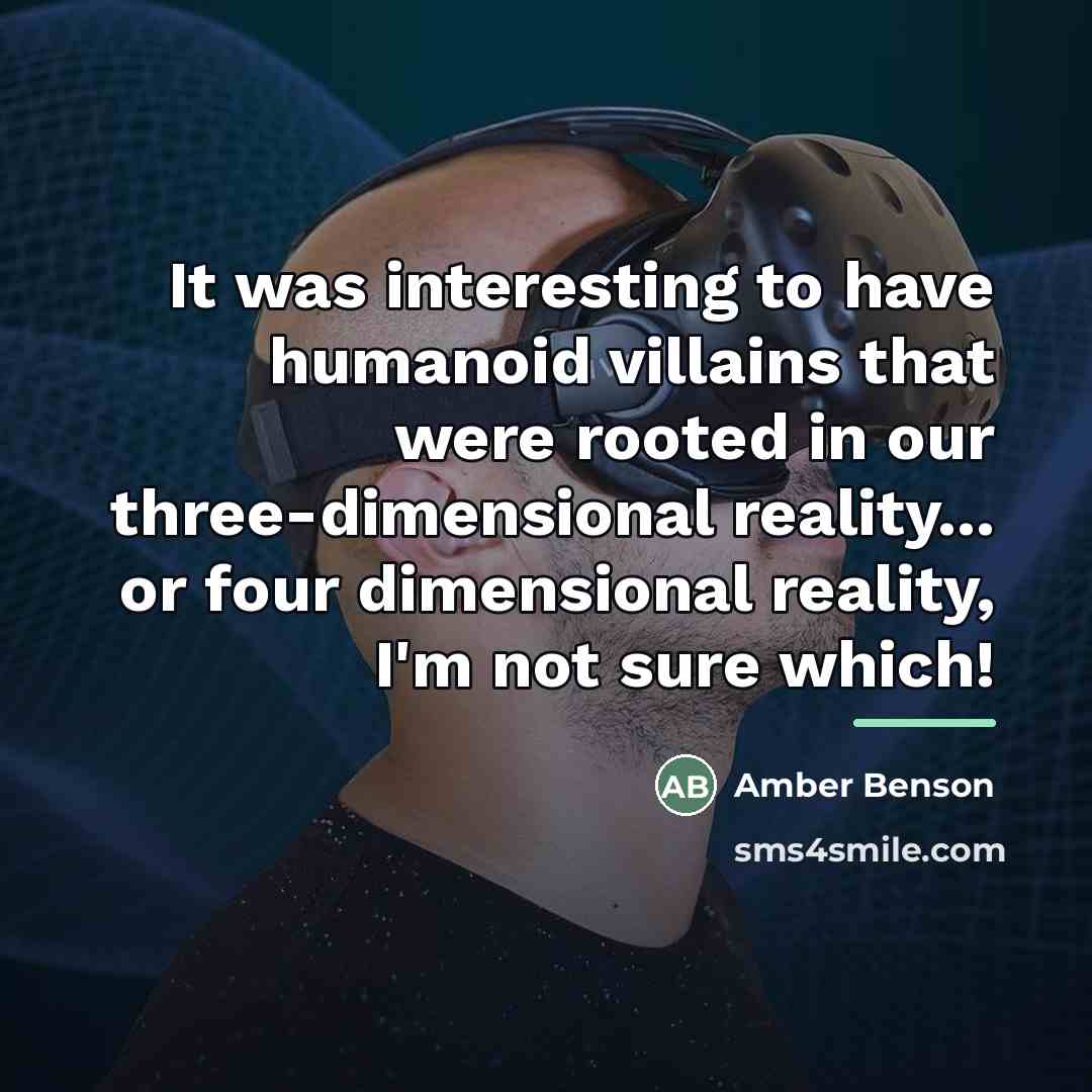 “It was interesting to have humanoid villains that were rooted…” quote by Amber Benson
